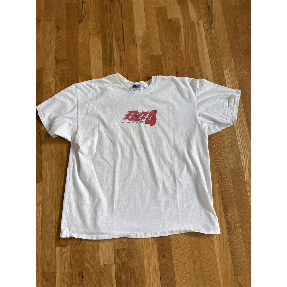 Ricky Carmichael RC4 T Shirt 2XL Motocross Supercross Y2K‎ Graphic Tee White